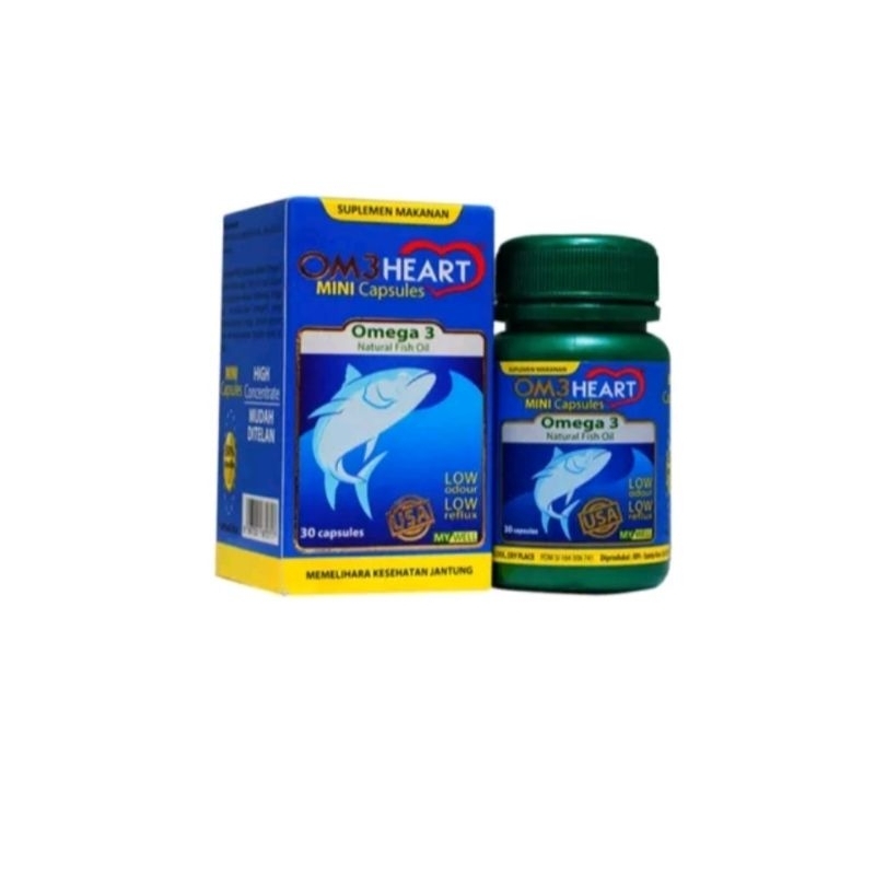 [NEAR ED] Om3heart isi 30 Kapsul (ED : 07/2026)
