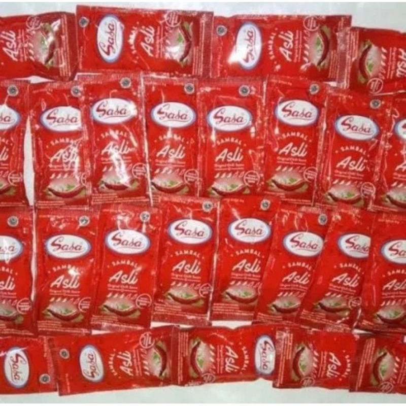 

sasa saus sambal asli sachet 8gr