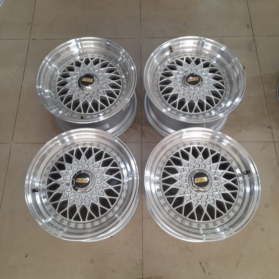 Velg Mobil Bekas BBS RS R15 Vios Swift Sirion March Ayla Agya Brio Yaris