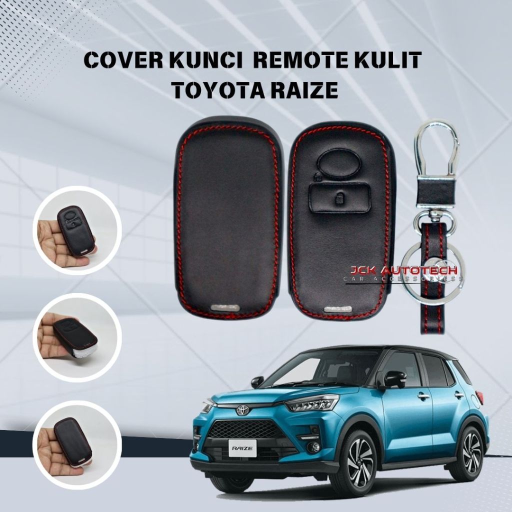 Sarung Kunci Kulit / Cover Kunci Remote Kulit Toyota Raize