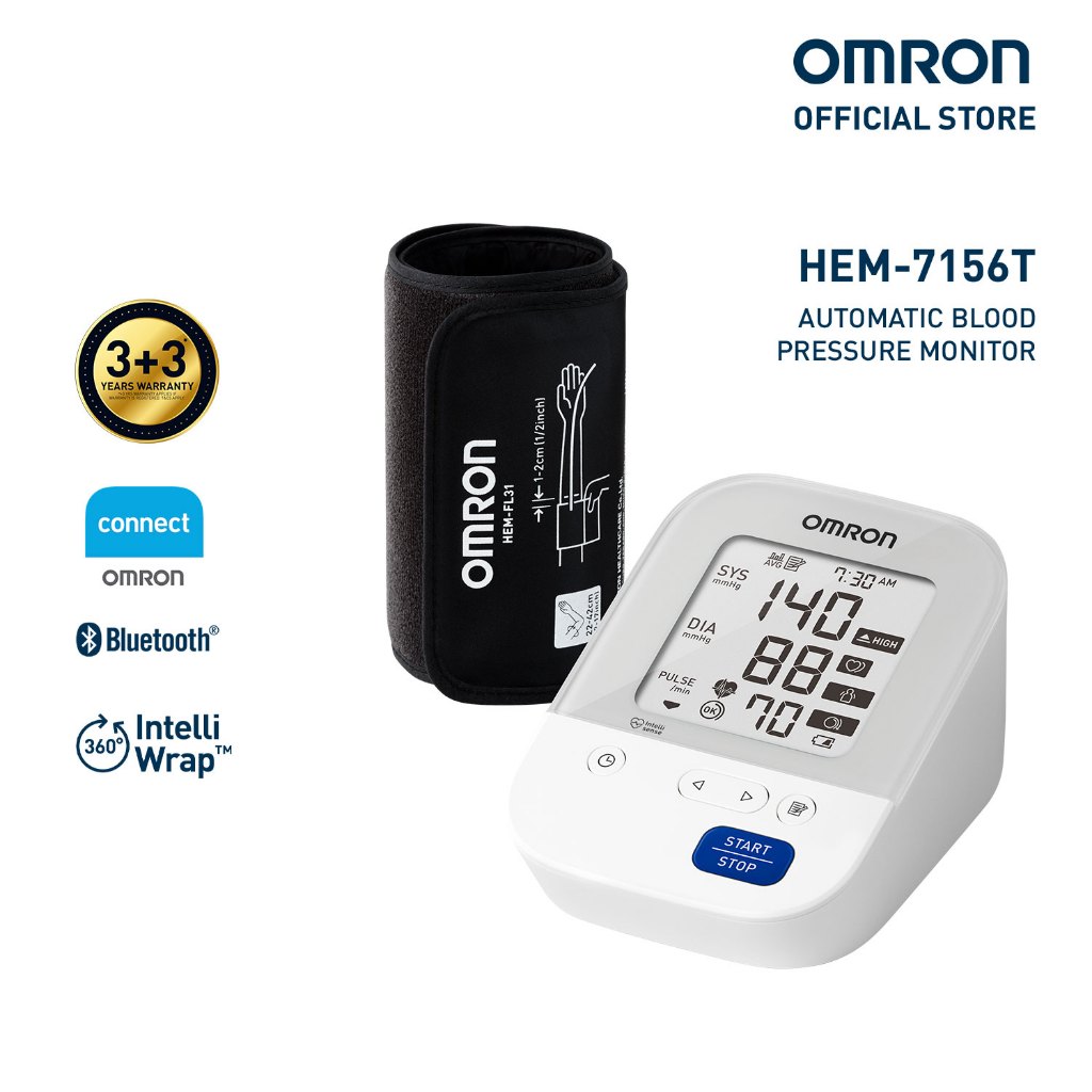 Tensimeter Digital OMRON HEM-7156T: Pantau Kesehatan Jantung Anda dengan Mudah & Terhubung!
