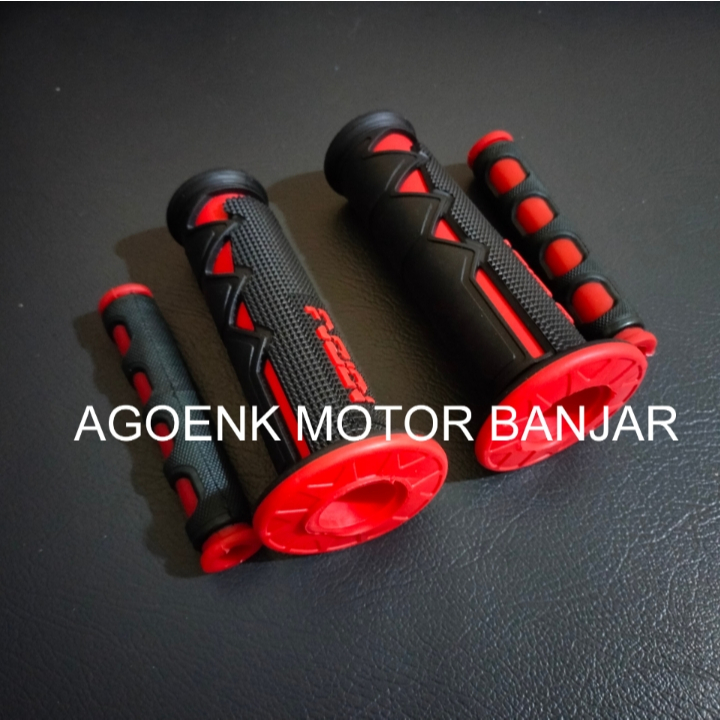 paket hemat Handgrip motor shark / grip motor / handfat / sarung gas motor variasi set karet handle 
