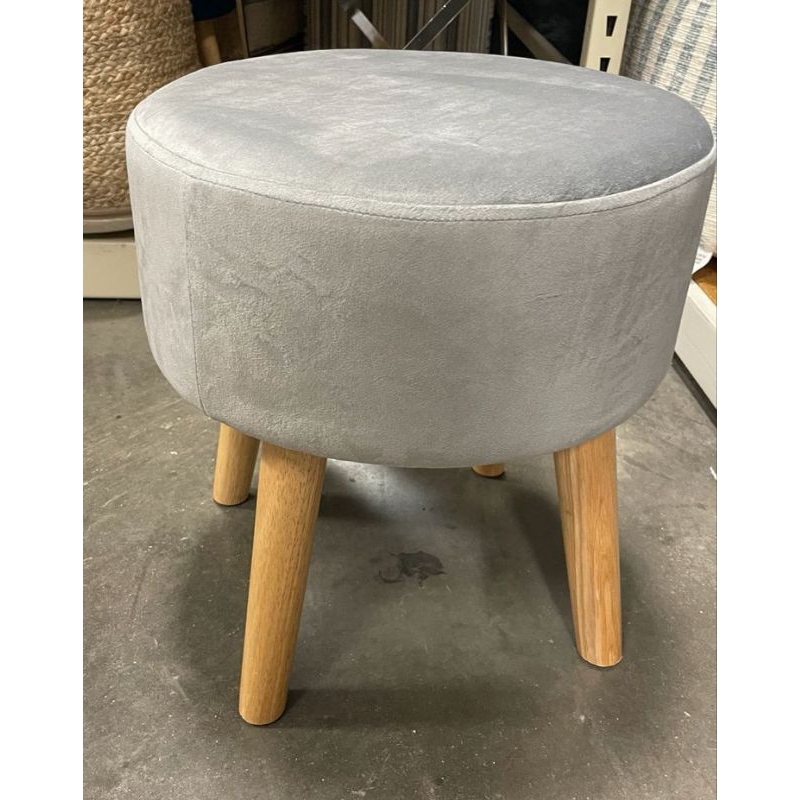 Rife - Sofa Stool Bulat / Sofa Stool Custom / Stool Bulat Kursi Bangku Minimalis / Kursi Stool Kayu