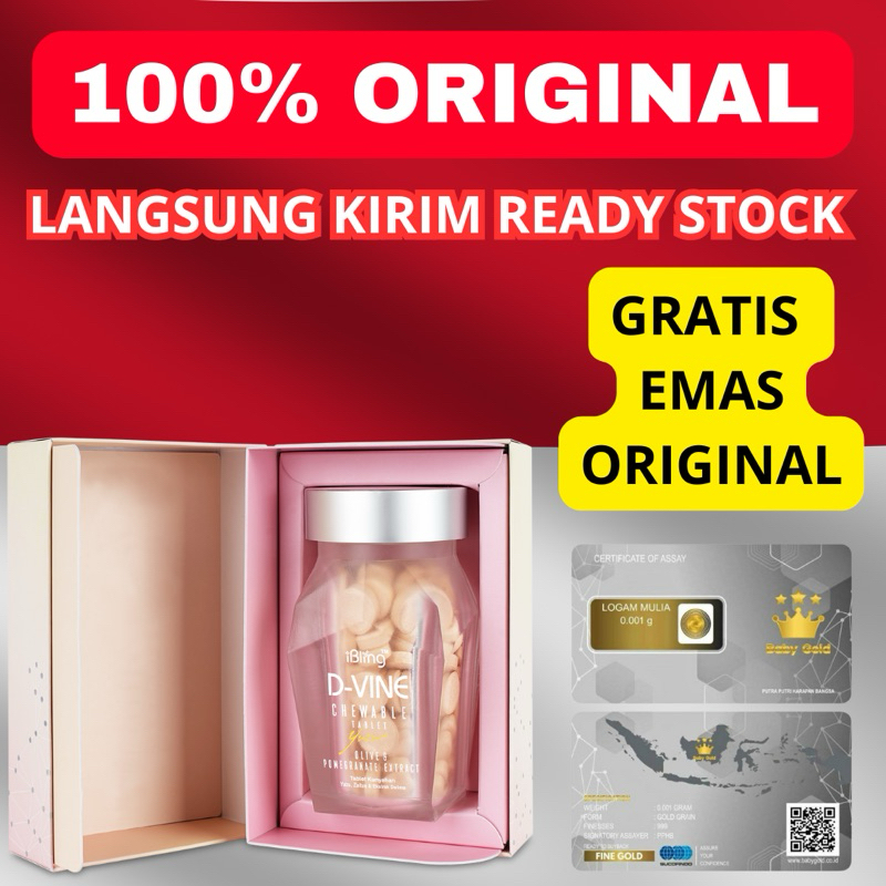 DVINE D VINE D-VINE collagen kolagen 100% asli original import pemutih glowing anti aging suplemen