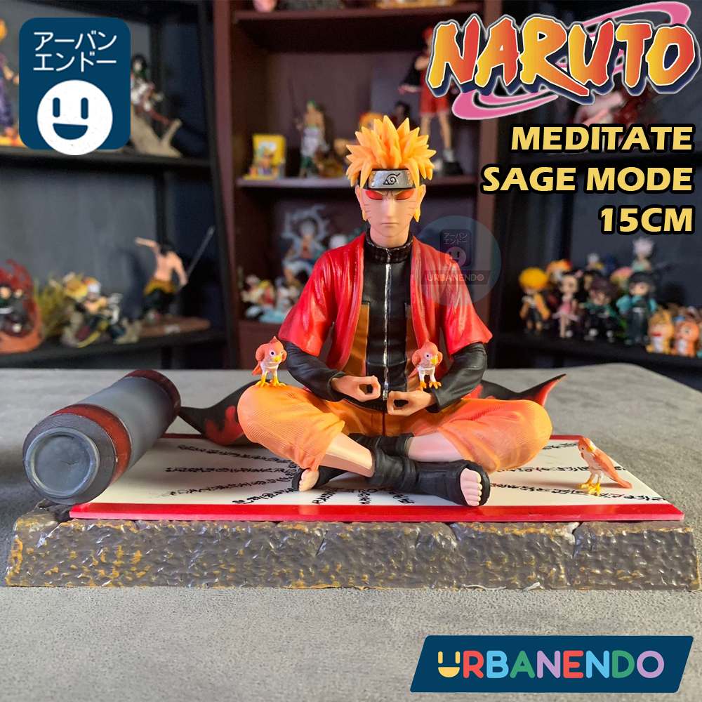 Action Figure Naruto Mode Sage Meditasi 15cm Pajangan Naruto Sage