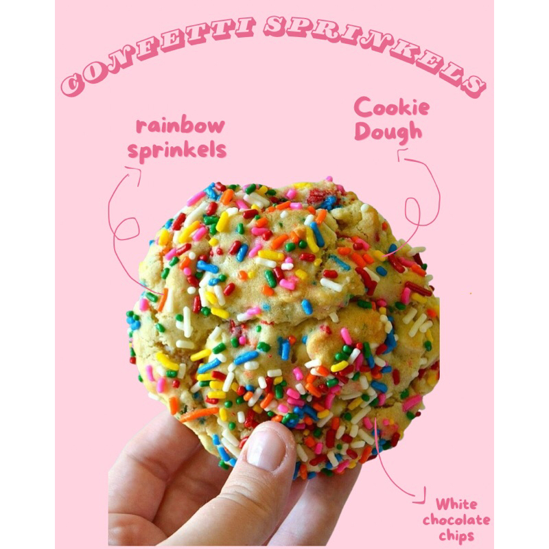 

OhCrumbels Confetti Sprinkels Soft Cookies