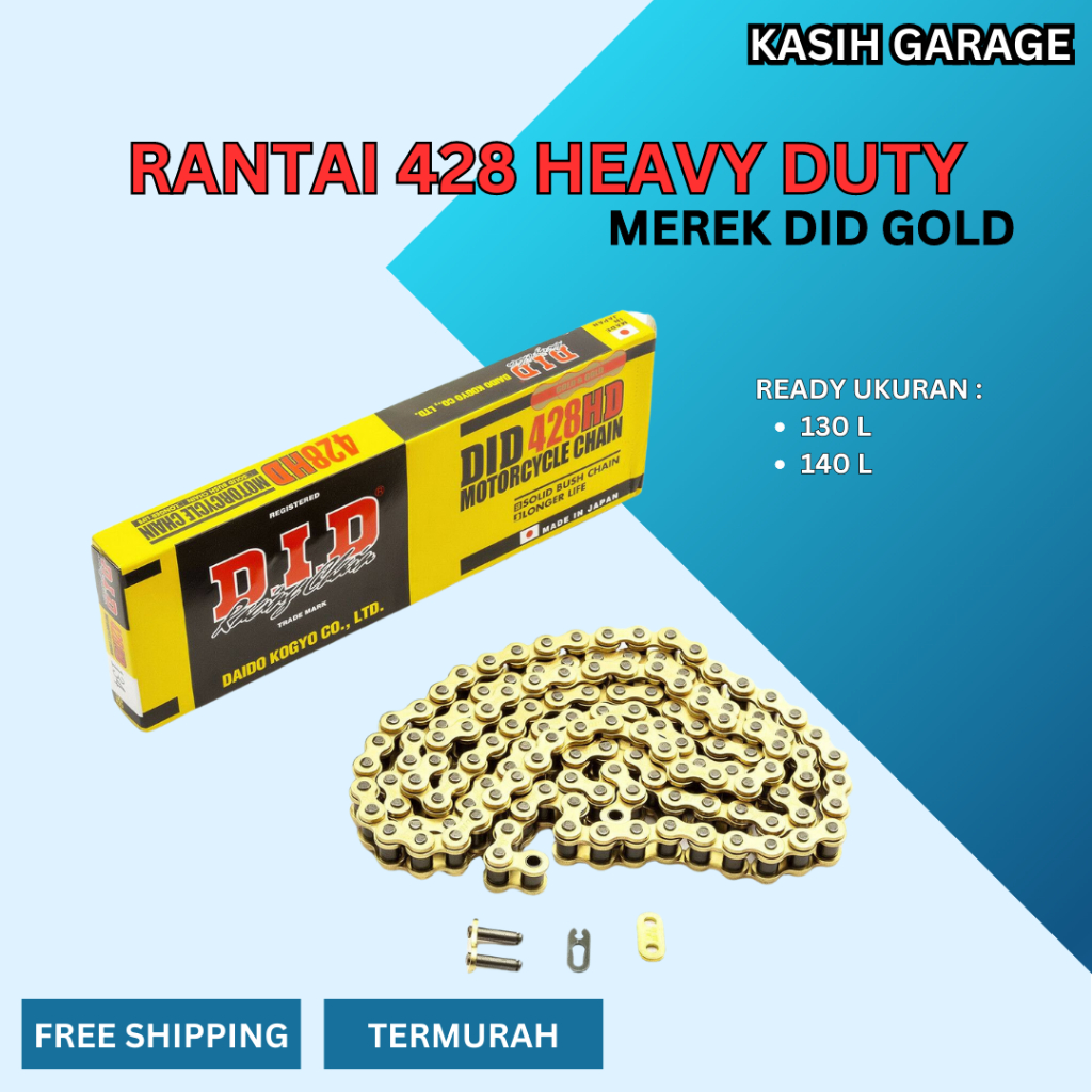 RANTE RANTAI EMAS RANTAI GOLD 428H 520H 110 120 130 L RANTAI DID EMAS 428 415 110 120 130 L