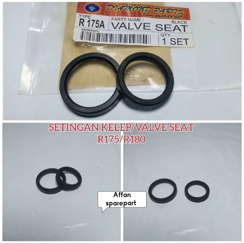 setingan kelep mesin R175/R180 valve seat r 175 / r180 mesin dongfeng