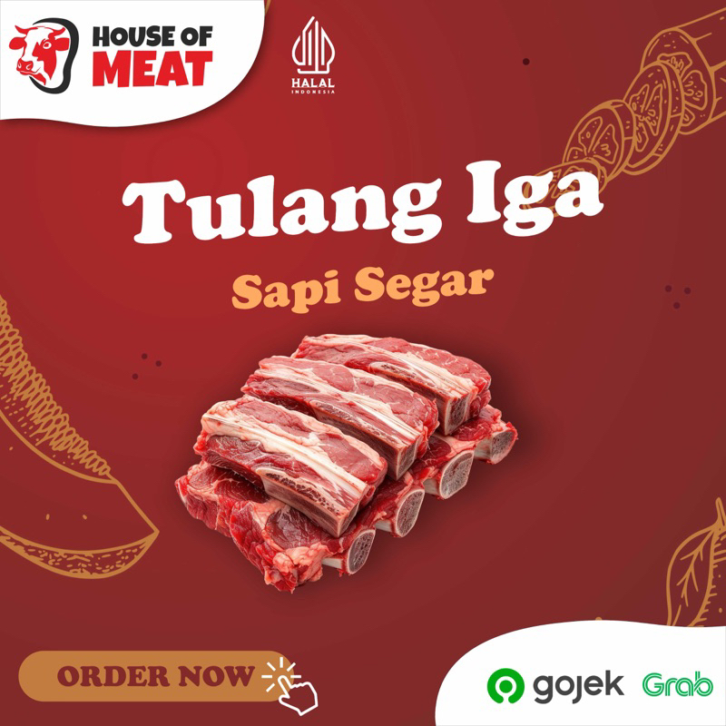 

Tulang Iga Sapi Lokal Segar Gondrong FRESH PREMIUM