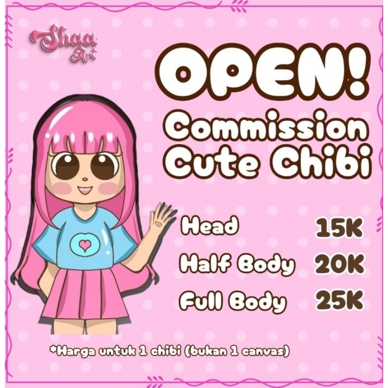 CHIBI ART| JASA CHIBI ART| CHIBI ART COMMISSION OPEN