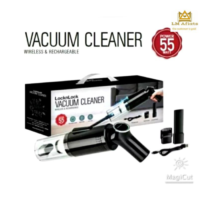 LOCK N LOCK VACUUM CLEANER WIRELESS PENYEDOT DEBU PORTABLE