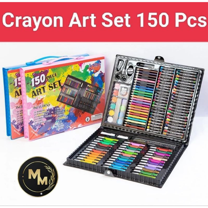 

PROMO CAT CRAYON 150PCS CRAYON Anak Set Koper