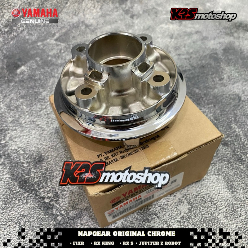 NAP GEAR NAPGIR NAPGEAR CHROME CROM KROM ORIGINAL YAMAHA F1zr force vega crypton jupiter Rxk Rx Rxki