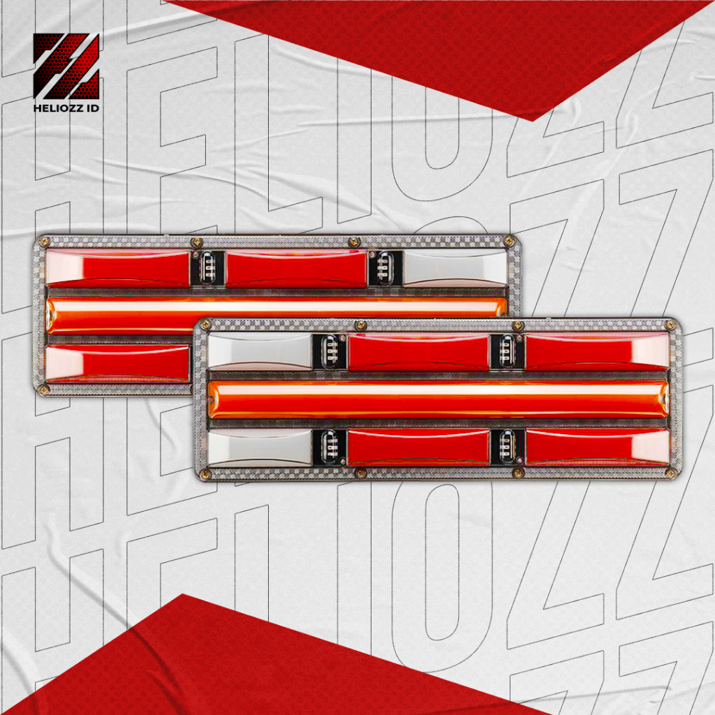 Lampu Stop Lamp LED Truk 2 Row Running 40 Cm 24 Volt Lampu Stop Truk Lampu Belakang Truk Lampu Rem T