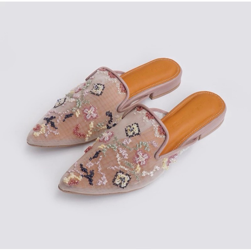 VAIA X ALEZA sendal sepatu wanita sachi 2cm pink
