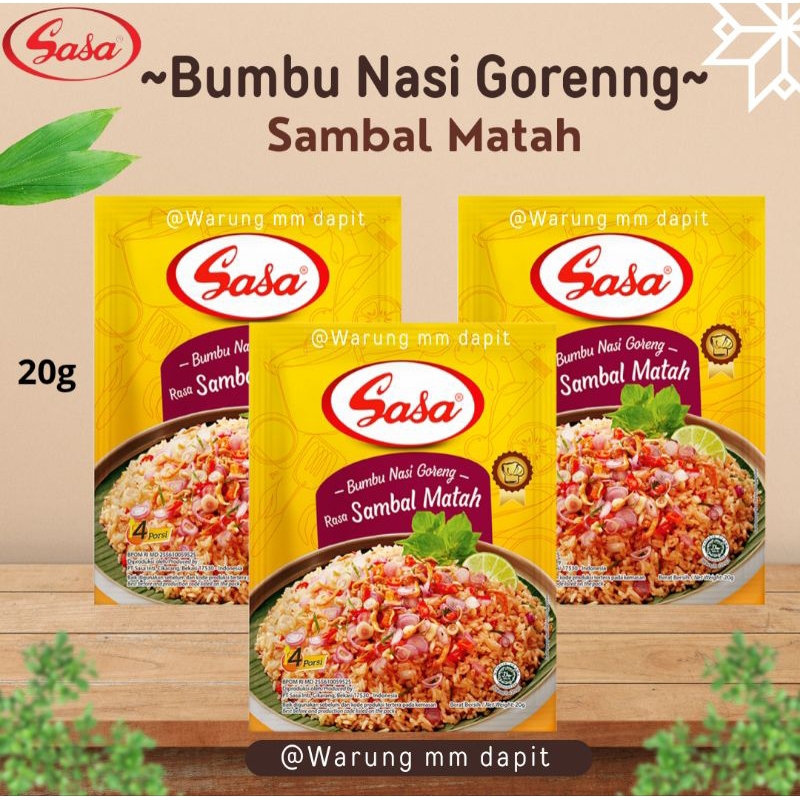 

Bumbu Nasi Goreng Rasa Sambal Matah Merek Sasa