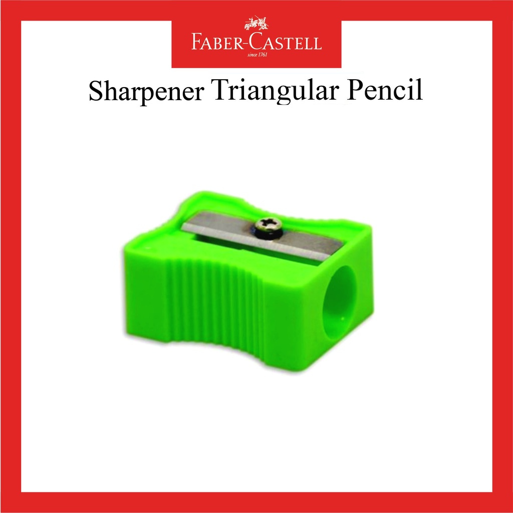 

Rautan Pensil Segitiga Faber-Castell Triangular Pencil Shapener