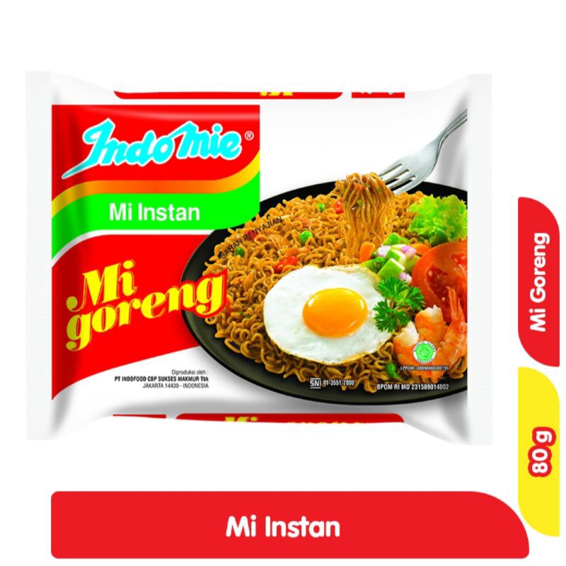 

Indomie Mi Instan Goreng 80g