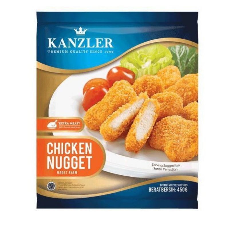 

KANZLER CHICKEN NUGGET ORIGINAL 450 GR