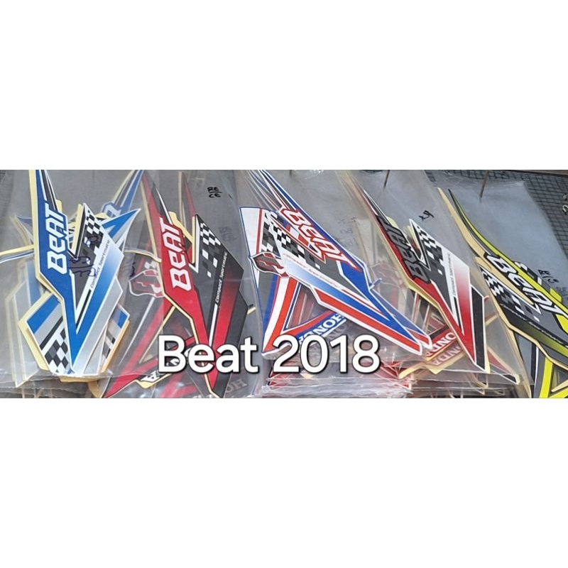 List Body Standart Beat 2018 Striping Honda Beat 2018