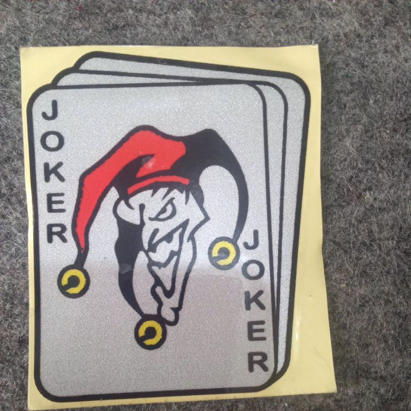 

STICKER METALIK JOKER