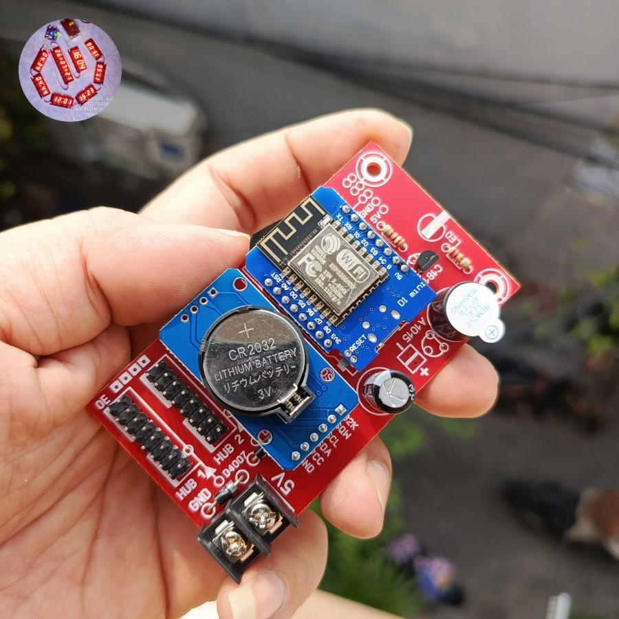 Controller Jam Digital P10 Multi 1x1-2x3Modul Rtc DS3231SN