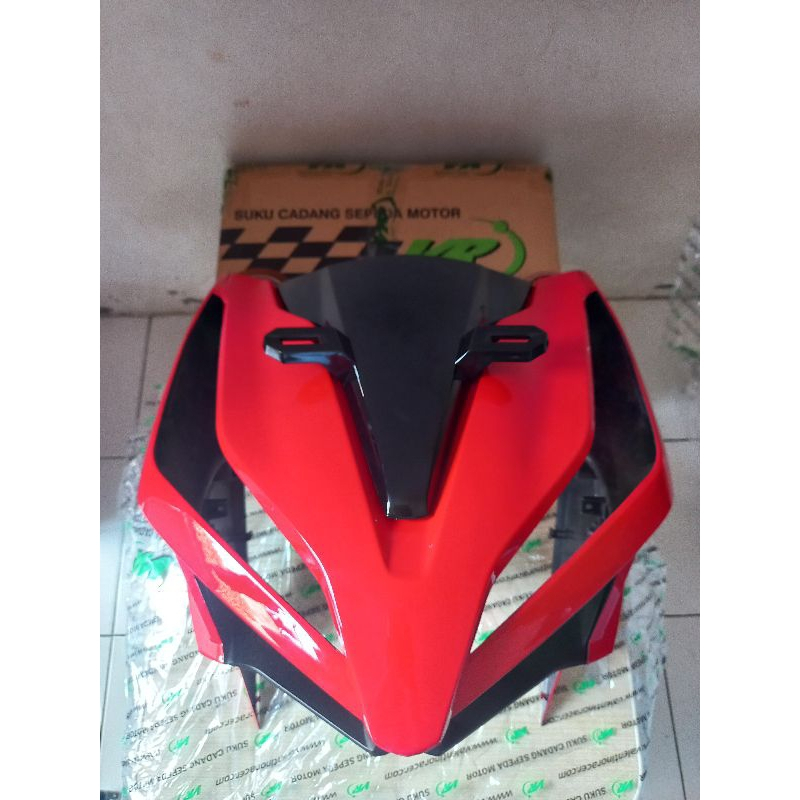 WIN Paketan Full Set Body Depan Tameng Sayap Vario 125 150 New LED K59J Merah 2018 2019 2020 2021