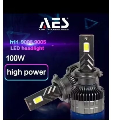 LED H11 AES 100WATT ORIGINAL super Terang