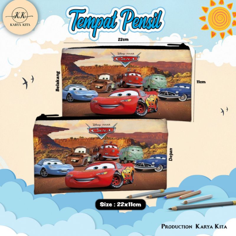 

tempat pensil karakter terlaris anime cars katalog 06