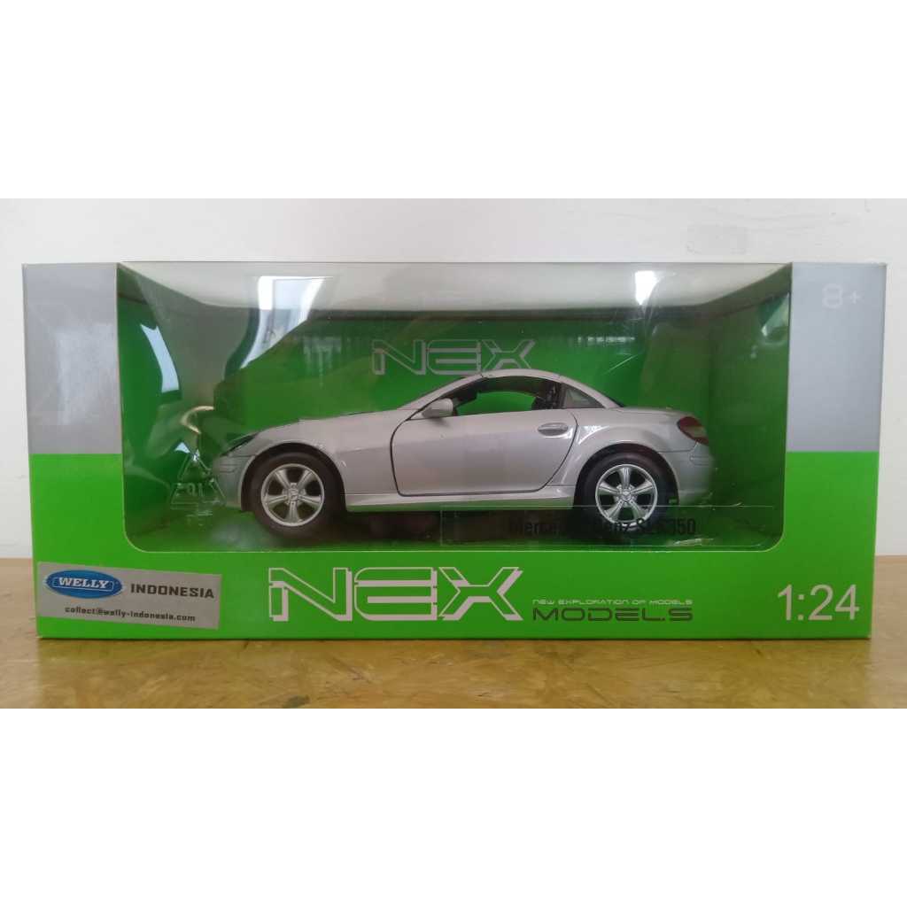 Diecast mobil Nex Welly 1:24 Mercedes-benz SLK350