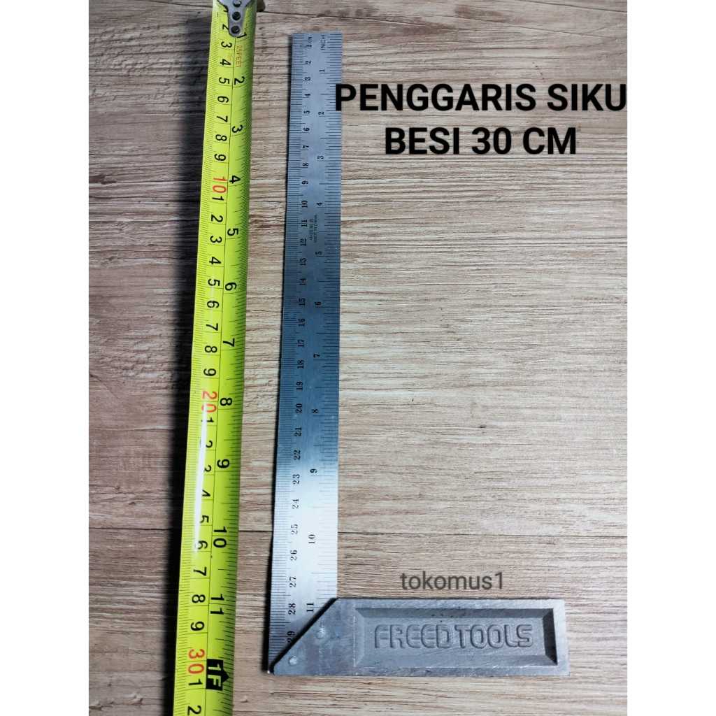 

Penggaris Siku Tukang Besi Pasekon Ukuran 25 cm / 10 Inchi /30Cm / 12 Inci