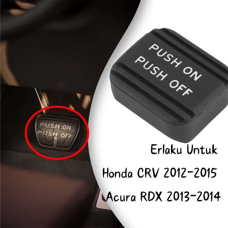 Cover Pedal Mobil Penutup Pedal Rem Karet Pedal Rem Honda Utk 12-16 Honda Crv/13-14 Rdx/13-15 Jade/1