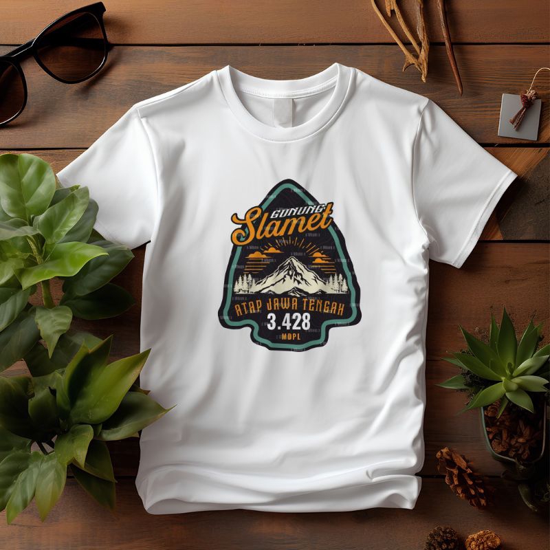 KAOS GUNUNG SLAMET | KAOS PENDAKI | KAOS GUNUNG