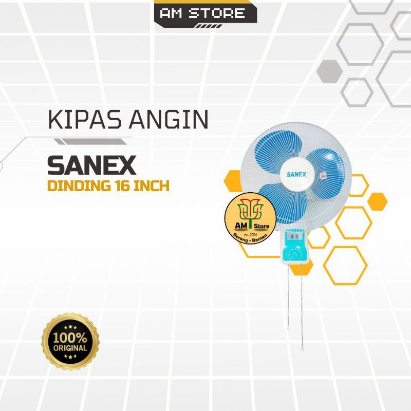 Kipas Angin Sanex Dinding 16 Inch