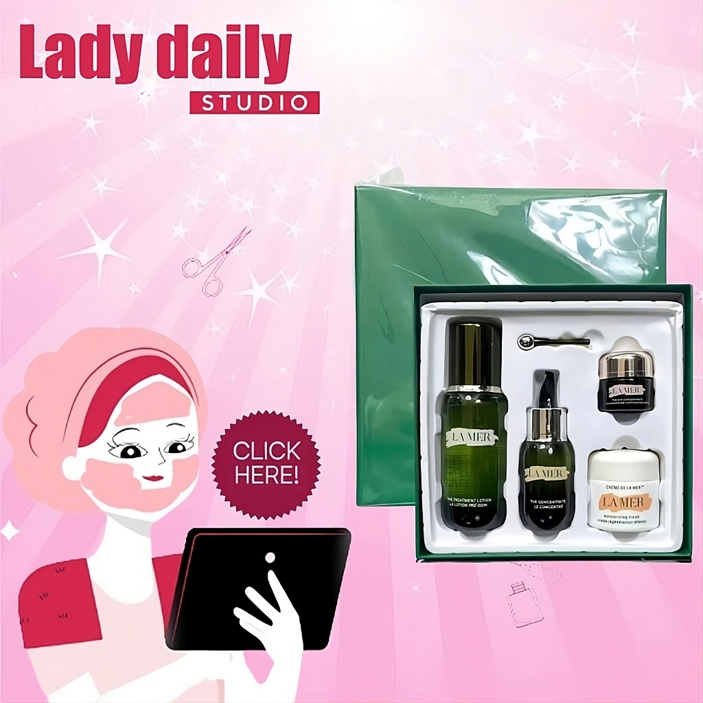 Lady daily La Mer Skin Care 4-piece Set - La Mer The Eye Concentrate 15ML+The Treatment Lotion 150ML