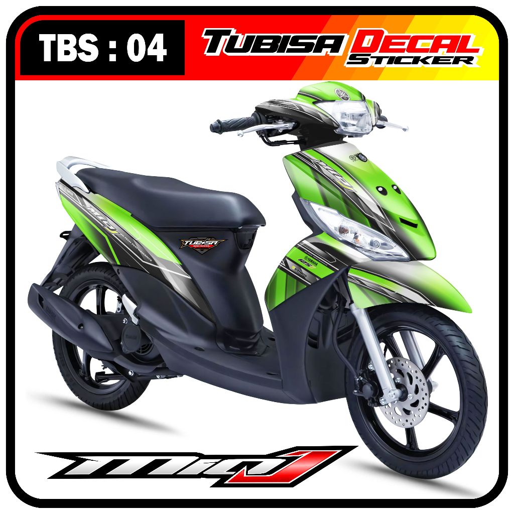 Decal Sticker Full Body Yamaha MIO J - Dekal Stiker Striping Motor MIO J Premium Racing. TBS.04