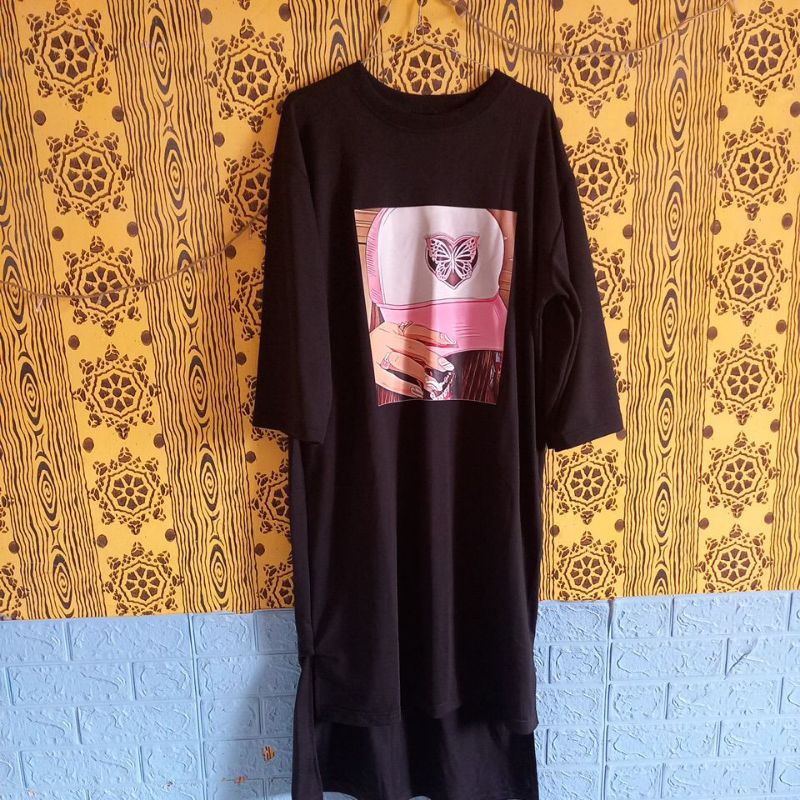 Tunik kaos hitam