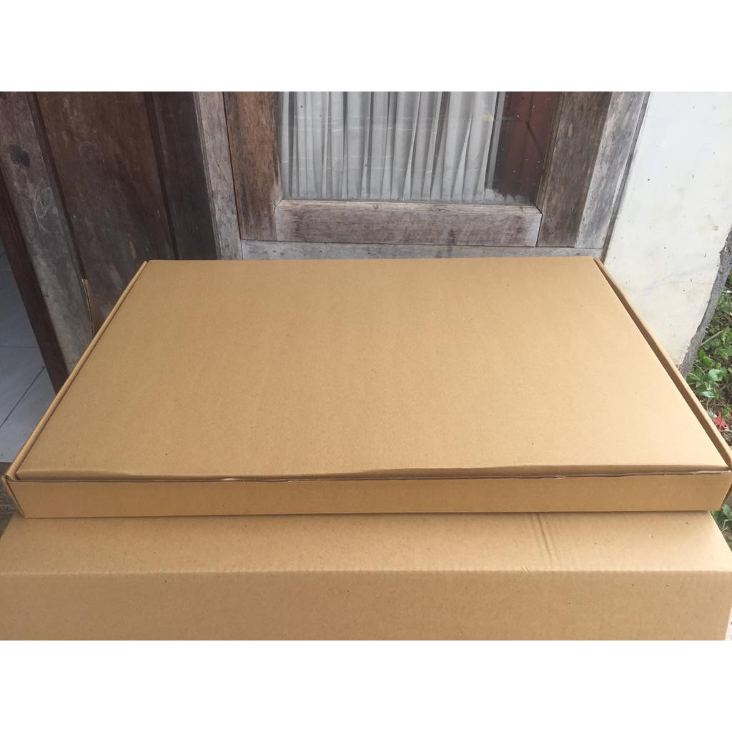 

(10 pcs ) Box Pizza Jumbo 60x40x4cm Kardus Hampers Baju Dus Kotak Jam