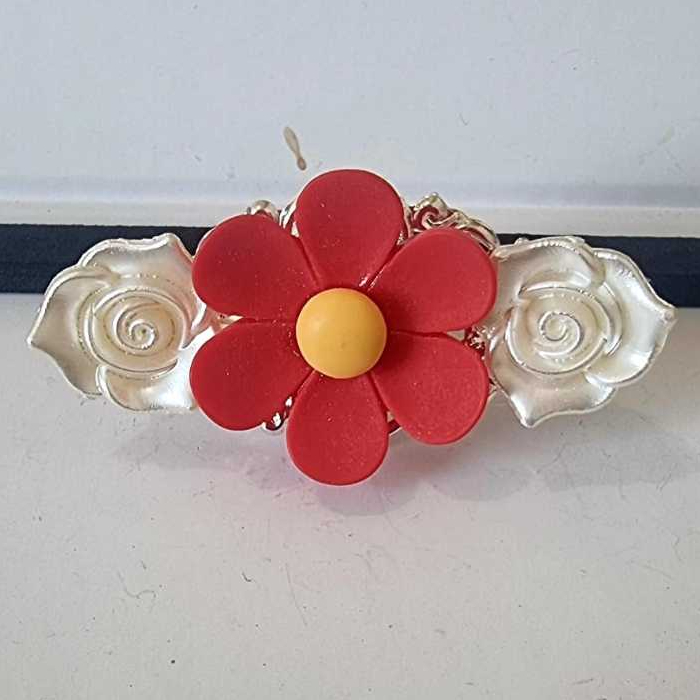 Ring hijab motif bunga matahari dan mawar ring kolong bros kololong