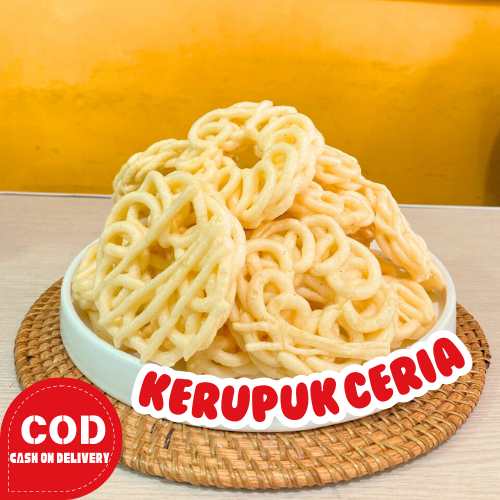 

Kerupuk Ceria Gurih Asin 150 gram