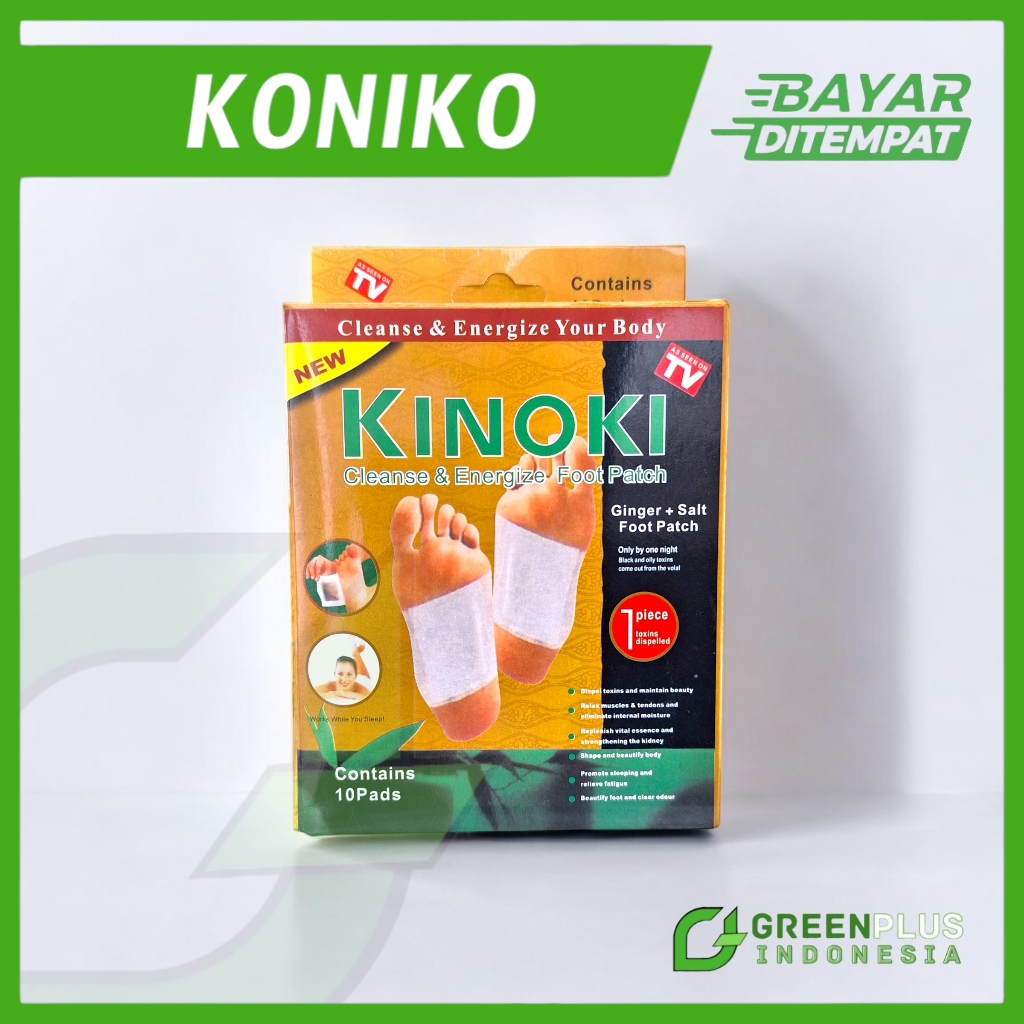 KINOKI Detox Kaki Original Asli BPOM Isi 10 KINOKI GOLD Koyo Kaki Detox Herbal Original