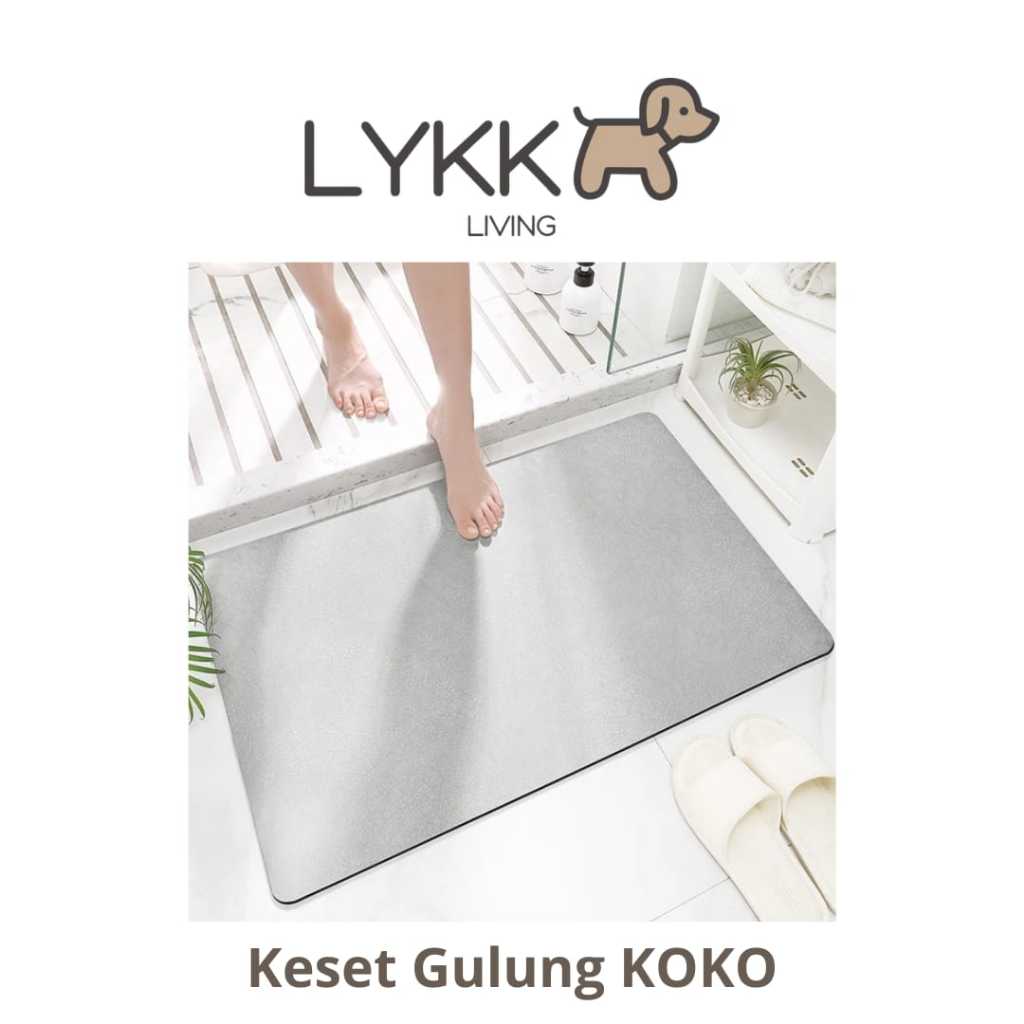 Keset Gulung KOKO - Keset Super Serap Air & Anti-Slip - Absorbent Bath Mat