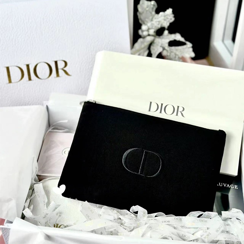 Make Up Pouch Dior / Pouch Kosmetik / Include box 20cm*13cm / Make Up Bag / Makeup Pouch Aesthetic /