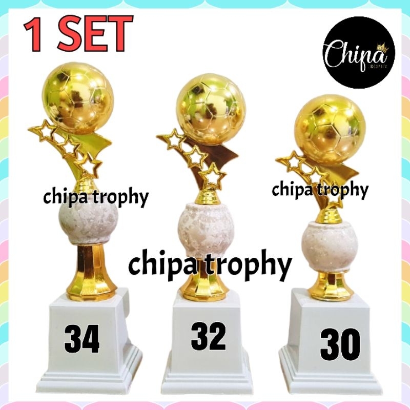 PIALA SET MARMER SEPAK BOLA / FUTSAL