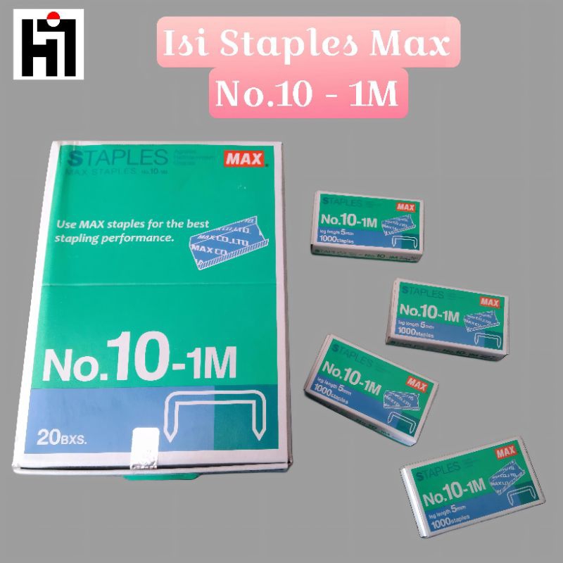 

Isi Staples Max No. 10 - 1M ORIGINAL