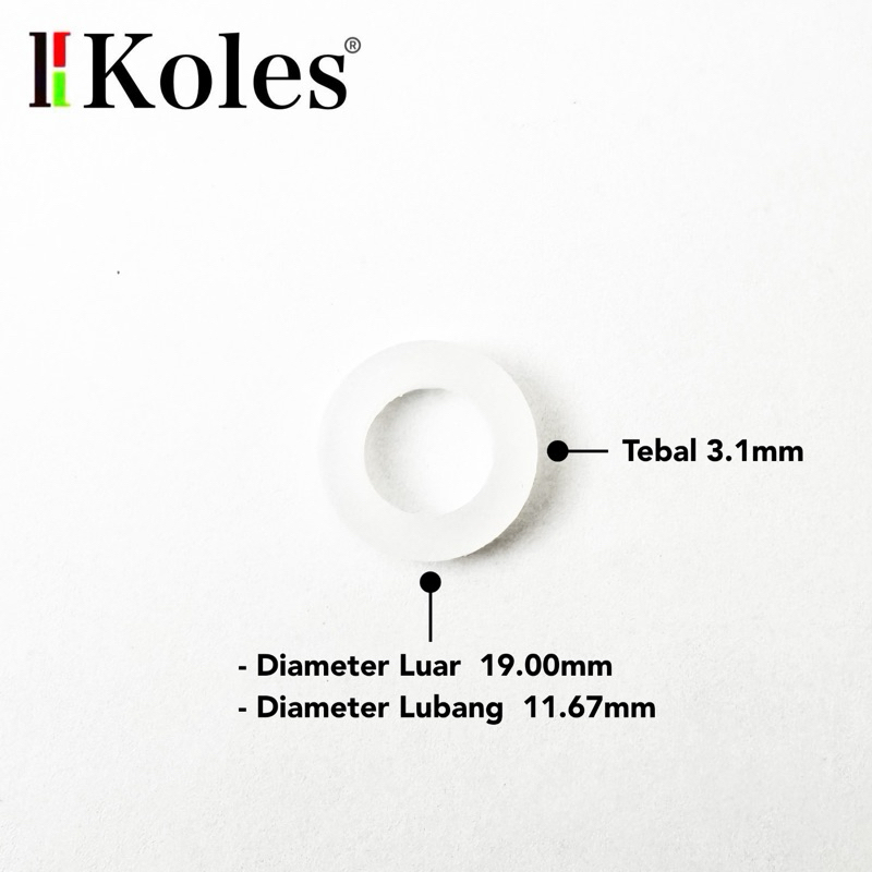 Seal Karet O Ring Kran Air Ukuran 1/2"inch