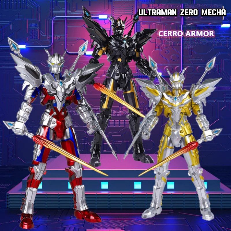 Mecha Ultraman Zero Ultimate Full Armor SHF Joint Movable Action Figure | Mainan Ultraman Terbaru