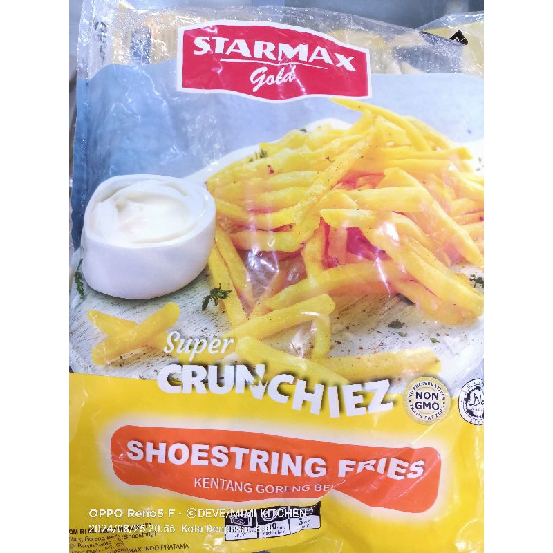 

French Fries Kentang Shoestring 1kg Starmax Gold