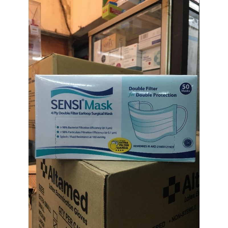 Masker Bedah SENSI 4 ply