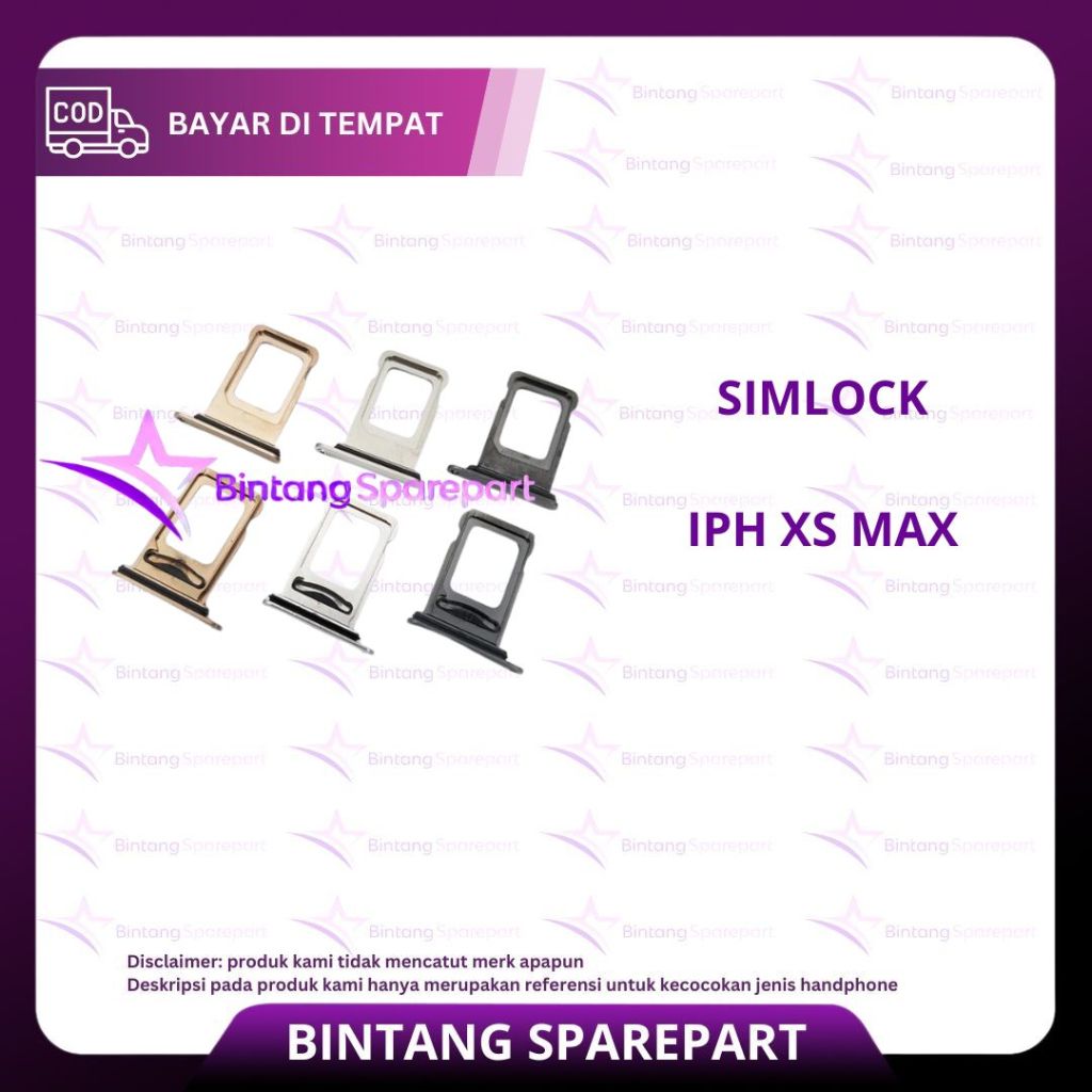 SIMLOCK IP XS MAX / SIM TRAY IP XS MAX